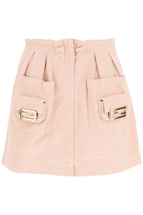 fendi drill skirt|fendi skirts girls.